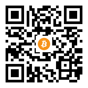 bitcoin:3CJ49F8EX6yRakM5nLref2oPrEQU5mXFNW black Bitcoin QR code