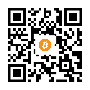 bitcoin:3CJkqpCEYwvMk1c1bheVTbM8LLHAFxQPAC black Bitcoin QR code