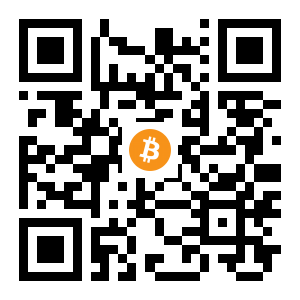 bitcoin:3CKErx3sERJ8W96UttTXfBRmnyG2RyvEX1 black Bitcoin QR code