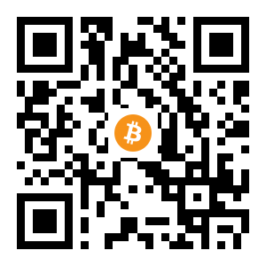 bitcoin:3CLSVkx5QsiVJe72P2cN96xtsz33siWwD4 black Bitcoin QR code