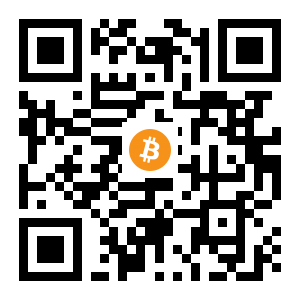 bitcoin:3CNgcdkdEWTNhA97MnHX18GsipMgiStwDK black Bitcoin QR code