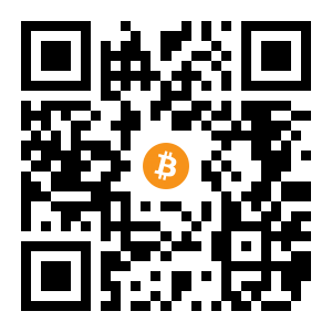 bitcoin:3CPUrTprjuK6q2A79zxwEiKneAMieCiDT3 black Bitcoin QR code