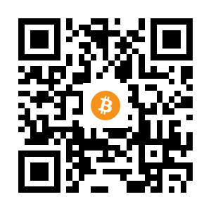 bitcoin:3CR1aB1RtCeiXXSsiSJARcoW6zcJyomxmY black Bitcoin QR code