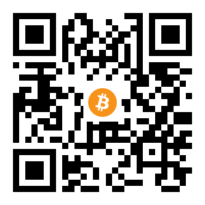 bitcoin:3CRUS1rQKkgsV82GTHjWnG7jdR8brVrsx6 black Bitcoin QR code