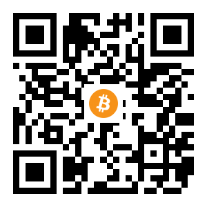 bitcoin:3CSnHAkqSMZHngxv89QeP8HcetYKV4h4go black Bitcoin QR code