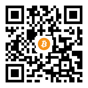 bitcoin:3CXTsfZuXmARr1KXubyQ3MXRbz5Bon5EWW black Bitcoin QR code
