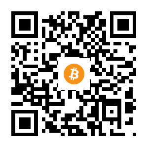 bitcoin:3CaWesDDY4wUDqxHtBcAsm669ENtwZVXA6 black Bitcoin QR code