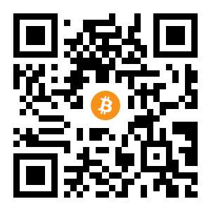 bitcoin:3CabkxLN8QJoAnrkQZXkjaVqWByPuD2GZT black Bitcoin QR code