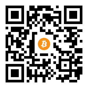 bitcoin:3CbPGuax8dZBsv6NV8VEgNFZxwkSZS82vW black Bitcoin QR code