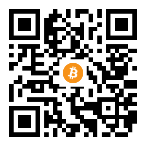 bitcoin:3Cdw9M3Ak1viLzNodZsMomnP1BnabwjkiZ black Bitcoin QR code