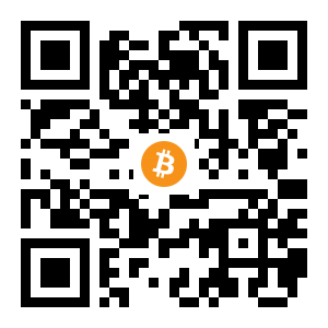 bitcoin:3ChK9Ner4bdoxW5JWDKhbdM77GZPQXLwE8 black Bitcoin QR code