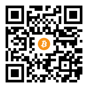 bitcoin:3ChfJkNzMDjmkGp7BAc4vNqW4Sp2JRRyRM black Bitcoin QR code