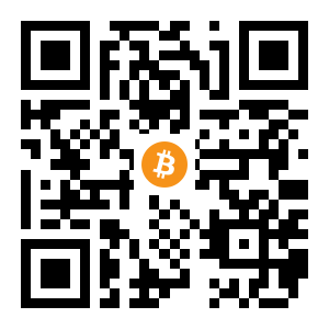 bitcoin:3CjB4kkpaWynnmh83UDsTZvSwdarNE25cy black Bitcoin QR code