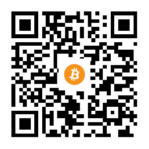 bitcoin:3CjtdP2ibuRFeqwDuAi8SfQMQENMK7Bw8A black Bitcoin QR code