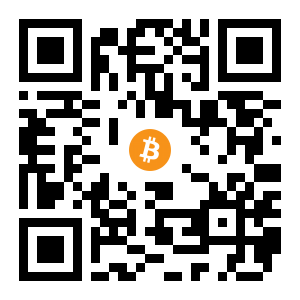 bitcoin:3CkpBWRWspa7GsBeHw5LMz4MHyVnZgJ4DA black Bitcoin QR code