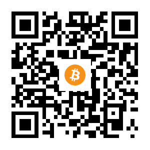 bitcoin:3CnSH587ywN9eci41mJpvJCHserWbAw5gN black Bitcoin QR code