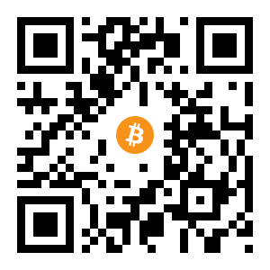 bitcoin:3CpwkqGSdjB5pL2JVUSWLjhihs1xWkGcnA black Bitcoin QR code