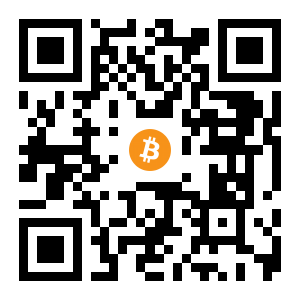 bitcoin:3CrKHspzr2ywVnufwnABVoHPcruYzQwMFk black Bitcoin QR code