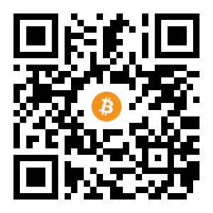 bitcoin:3CrVjySN1Np4iQVTzYiy54sKPwHEiTjoe2 black Bitcoin QR code
