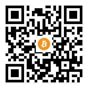 bitcoin:3CrofVBmy78x4zZbvwEH8CFdSiZWXz7izx black Bitcoin QR code