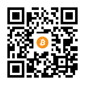 bitcoin:3CuhGAAd7zSv8KdSXDLVd4Xe6UJN1HFHyb black Bitcoin QR code