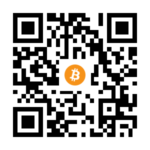 bitcoin:3CwkE1TBLM8nRfPqBfLR8sKpXqx7ZAqcbW black Bitcoin QR code