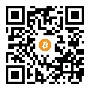 bitcoin:3CyNUDzDGnZv7FGMgZ4rbziJZWKaGteWsZ black Bitcoin QR code