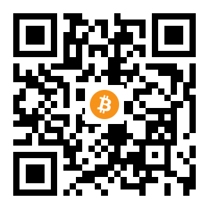 bitcoin:3CyRUvGidaXNhve9RJuJedVPawTv9cnc3E black Bitcoin QR code