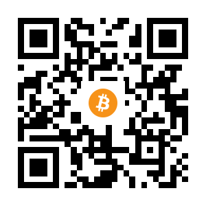 bitcoin:3Cz53cz8pG4TFmgUp1vSyCCc3UFQhStkNf black Bitcoin QR code