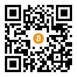 bitcoin:3D2AkbALbtiaU1ddhrzXx1v6xbMFrbwdhq black Bitcoin QR code