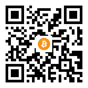 bitcoin:3D6Ya2ENWug78J8SH1EeGQHewAmQ7Xa8wa black Bitcoin QR code