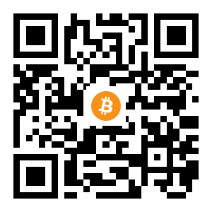 bitcoin:3D8c3tuEcZV4KmzWJi5oX35DW1VzxWAtSc black Bitcoin QR code