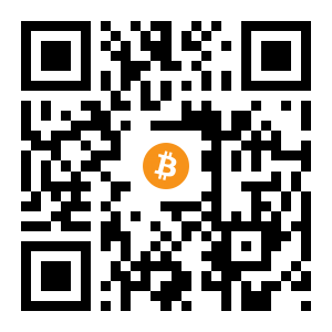 bitcoin:3DBE1XMYbC379bUT9zUWrjqJtBHCdiAKZU black Bitcoin QR code