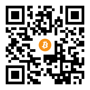 bitcoin:3DDCH9aZqKESKfPLFVsvRcRGE8DrPyXuDd black Bitcoin QR code