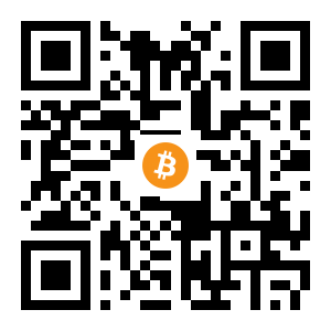 bitcoin:3DMpHDUENJYXvkMEw4w1TJMcMoievB5mmX black Bitcoin QR code