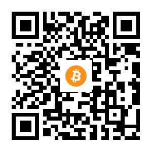 bitcoin:3DN4kDAvvicaLVs2KGfJTBqmdtbhzAU7Gp black Bitcoin QR code