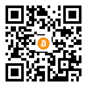 bitcoin:3DPzvHGzqHft5HsfXVVEUbPqxu1Ls3XbJB black Bitcoin QR code