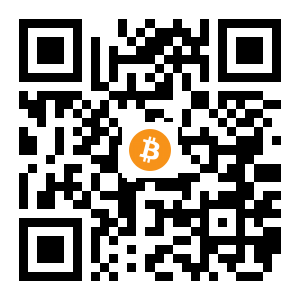 bitcoin:3DQ7PLaMSFqrj3MaANF8Uu6WfeAd4v6Cko black Bitcoin QR code