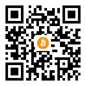 bitcoin:3DQUTQqs1eTWaRj4rKjTT4AGrQZ2J8r7ZW black Bitcoin QR code