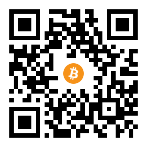bitcoin:3DRuim1udFLYLJNs7NDY6LmznDywfq8zW7 black Bitcoin QR code