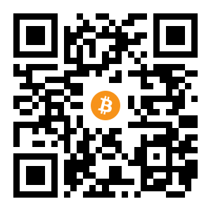 bitcoin:3DbAdbg9jtsEr8coEkMVScRq81mv9ahYKL black Bitcoin QR code