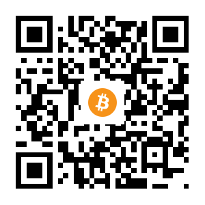 bitcoin:3Dc7dM5QTg9n4jnBCBX4iGLHQaLNwbqF3V black Bitcoin QR code
