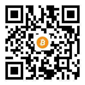 bitcoin:3DcSmZy5oCe5xCaLUiY4x9mEsdhDcWVARh black Bitcoin QR code