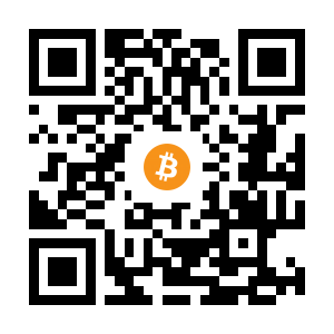 bitcoin:3DeAGDRtQ984GazpLqfpS4kRW8NXBei5V8 black Bitcoin QR code
