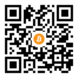 bitcoin:3DexhYS9AFPMCjLfrHhDT3YRzkK1JE1zvb black Bitcoin QR code