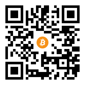 bitcoin:3DgMyGCWx9HFbW4Df4Q9GmspdS8eMVY8aU black Bitcoin QR code