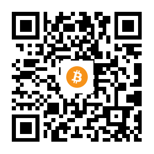 bitcoin:3DiV3FcunmpXFKbuhVyP6mko8ZpVhsWjQU black Bitcoin QR code
