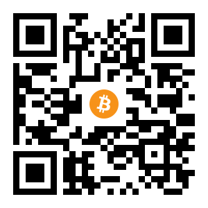 bitcoin:3DimPCa1H3jxogGb14NNtc9gJHLd6SFWME black Bitcoin QR code
