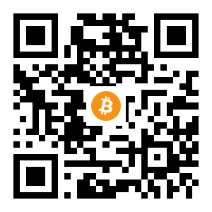 bitcoin:3DmqRDutKPiHPPFF8FE6b6yoFdWkKMtYUu black Bitcoin QR code