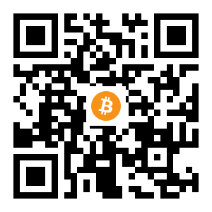 bitcoin:3DrpwKT46QEPfzG39koBTFcXoc1kPENmcj black Bitcoin QR code